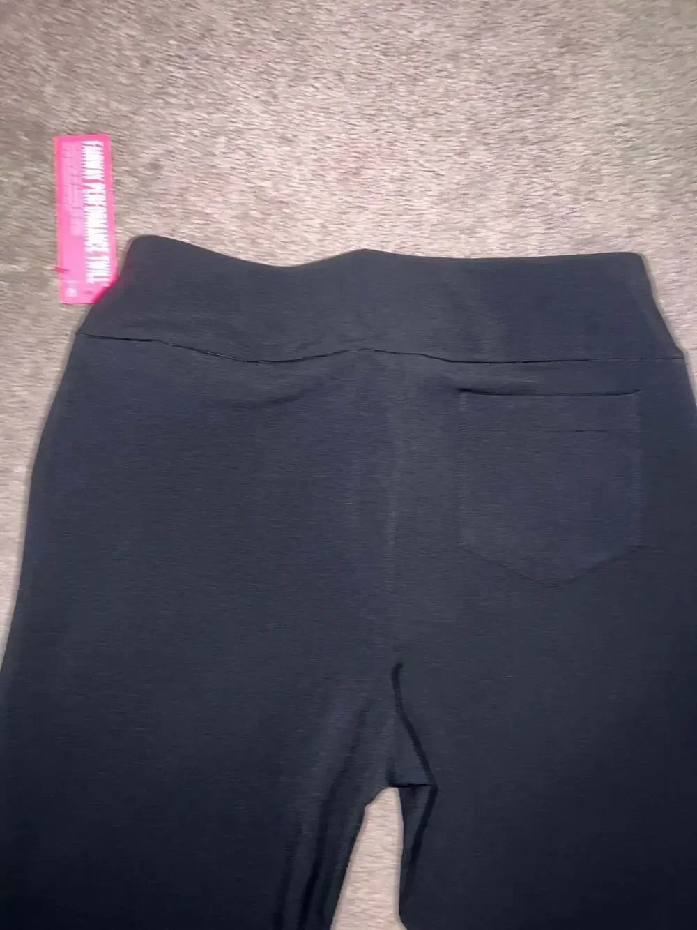 Lilly Pulitzer Luxletic Fairway Performance Twill Pant Black Size 12 - Picture 3 of 5